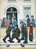 L.S. Lowry - A Fight