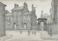 L.S. Lowry - By the County Court, Salford